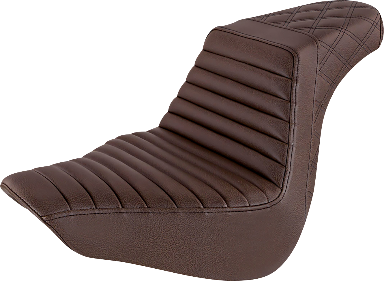 Saddlemen Brown  Step Up Seat for 2018-2023 Harley Softail Fat Boy FLFBS FLFB