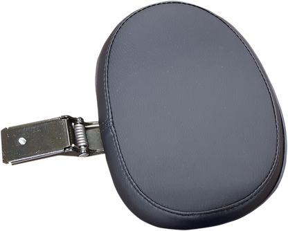 Danny Gray Solo seat Bigseat Plain Black 8x10 Vinyl Large Motorcycle Backrest