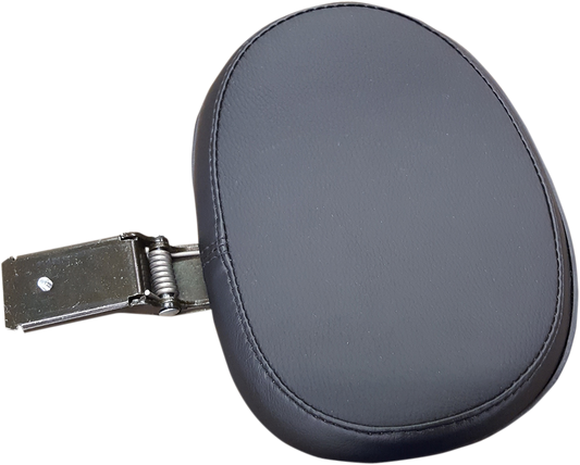 Danny Gray Solo seat Bigseat Plain Black 8x10 Vinyl Large Motorcycle Backrest