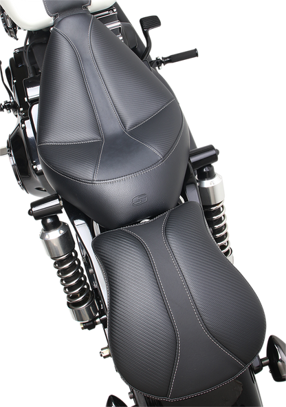 Saddlemen 9" Detachable Rear Pillion Pad Sear for Harley Davidson