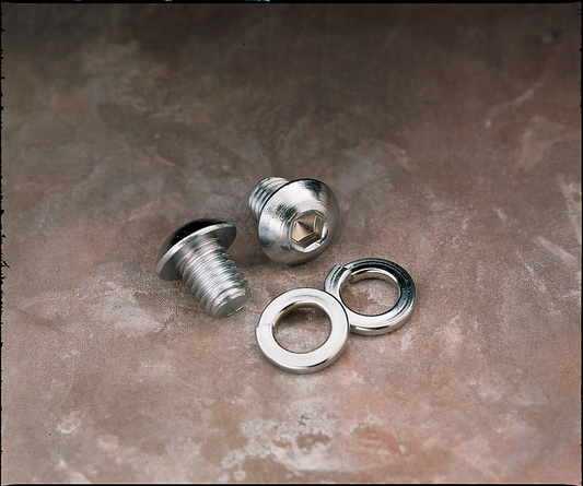 Gardner Westcott Chrome Rear Seat Bolt for 86-07 Harley Softail FLSTN FLSTC FXST