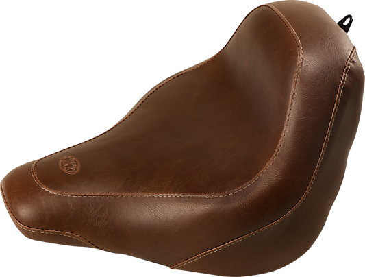 Mustang Tripper Brown Motorcycle Solo Seat 18-19 Harley Softail Street Bob FXBB