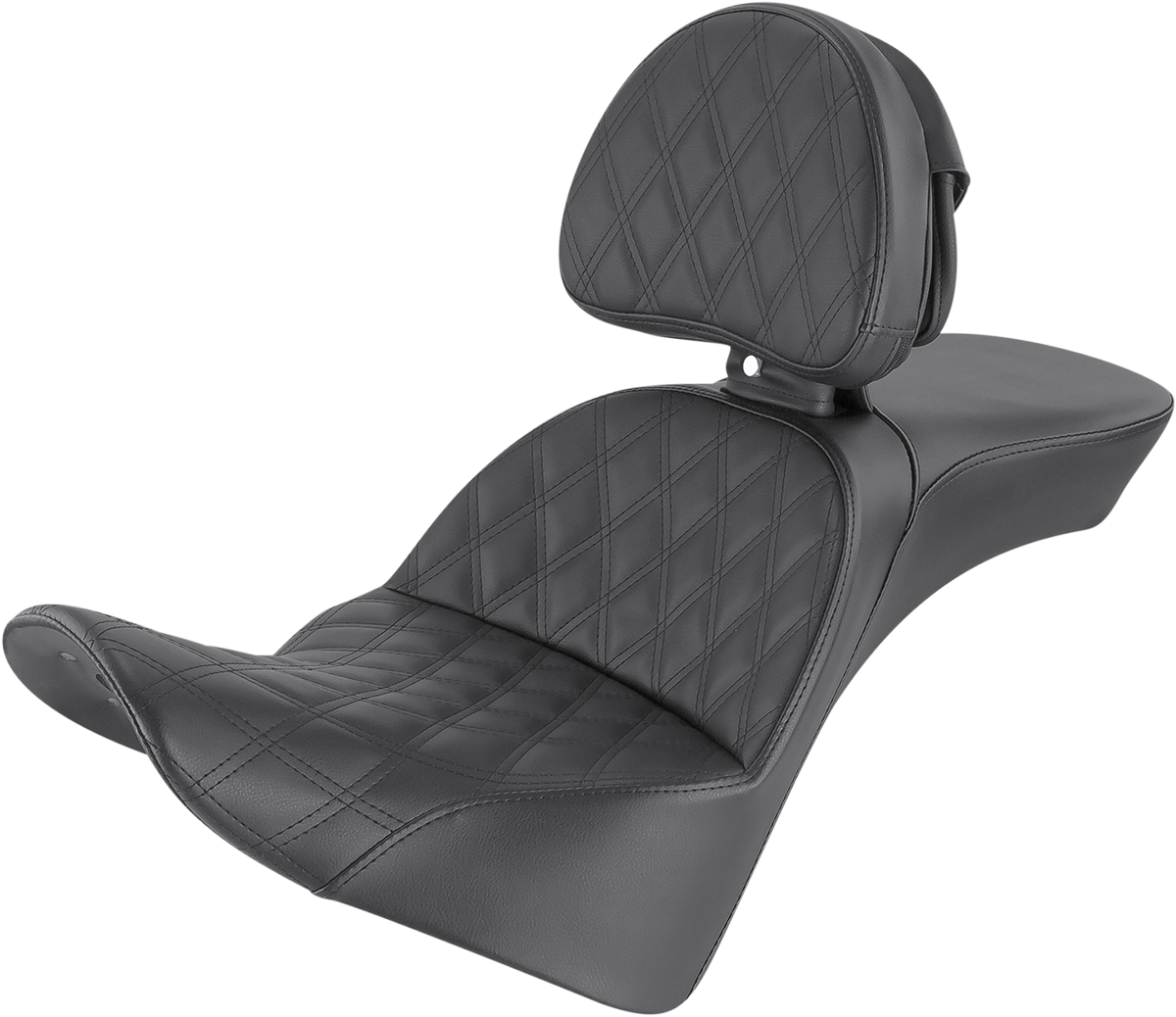 Saddlemen Explorer Lattice Seat & Backrest for 2018-25 Harley Softail FLHC FLSL