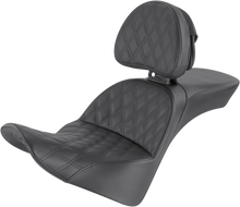 Saddlemen Explorer Lattice Seat & Backrest for 2018-26 Harley Softail FLHC FLSL