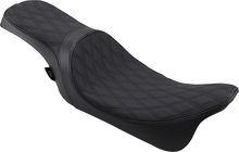 Drag Specialties Predator Solar Leather Diamond Seat fits 2008-25 Harley Touring