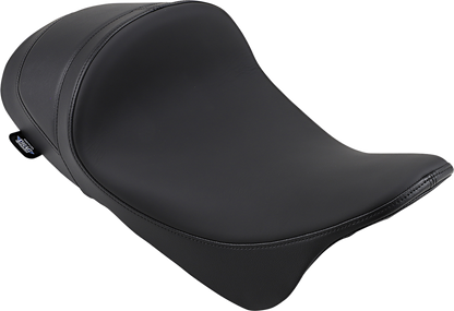 Drag Specialties Smooth Leather Solo Seat fits 2008-2024 Harley Touring Models