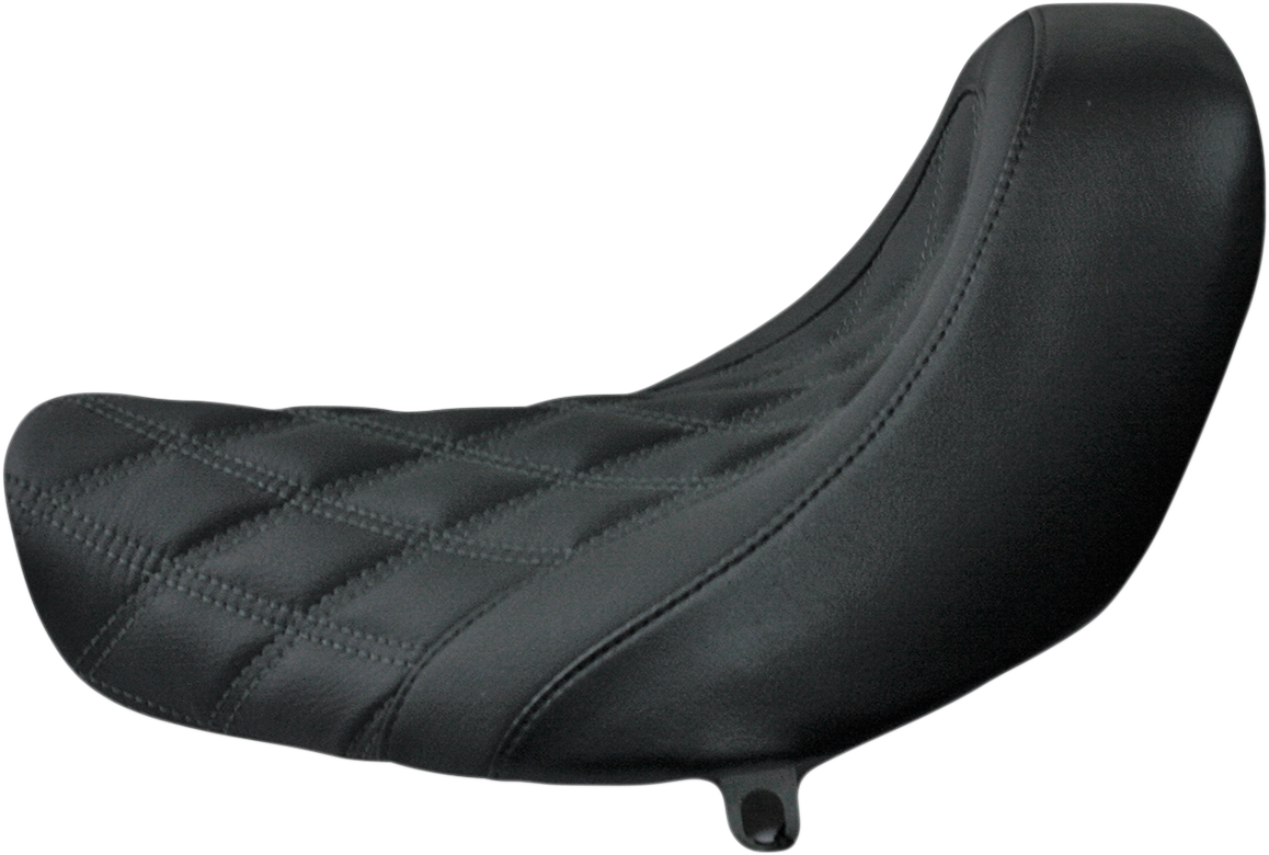 Danny Gray Diamond Stitched Weekday Solo Seat 2008-2011 Harley Softail Rocker