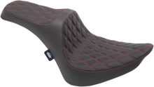 Drag Specialties Red Diamond Predator III Seat 1984-1999 Harley Softail Custom