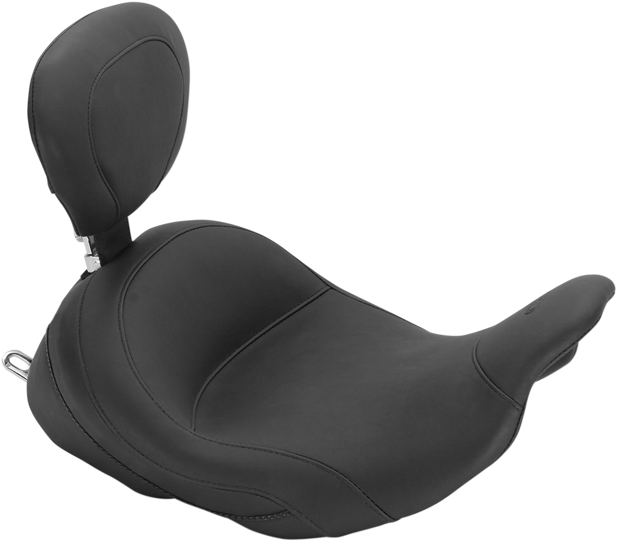 Mustang Vintage Lowdown Solo Seat & Backrest fits 2008-2024 Harley Touring 79910