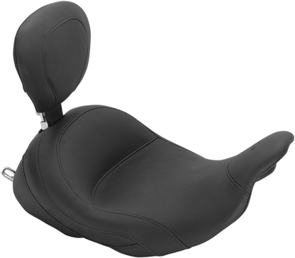Mustang Vintage Lowdown Solo Seat & Backrest fits 2008-2024 Harley Touring 79910