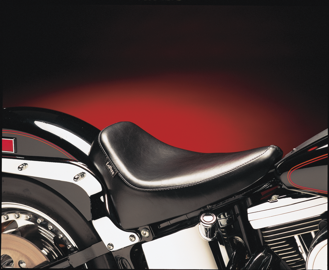 Le Pera Silhouette Deluxe Smooth Solo Seat fits 1984-1999 Harley Softail LN-800