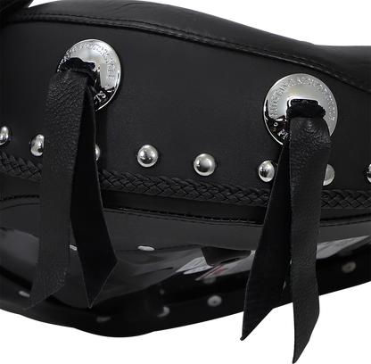 Mustang Studded Motorcycle Seat 2004-2005 Harley Dyna FXDL FXDI FXDWG FXDX