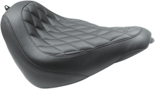 Mustang Tripper Black Motorcycle Solo Seat 2018-2021 Harley Softail Slim FLSL