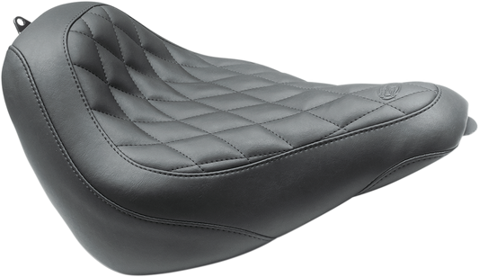 Mustang Tripper Black Motorcycle Solo Seat 2018-2021 Harley Softail Slim FLSL