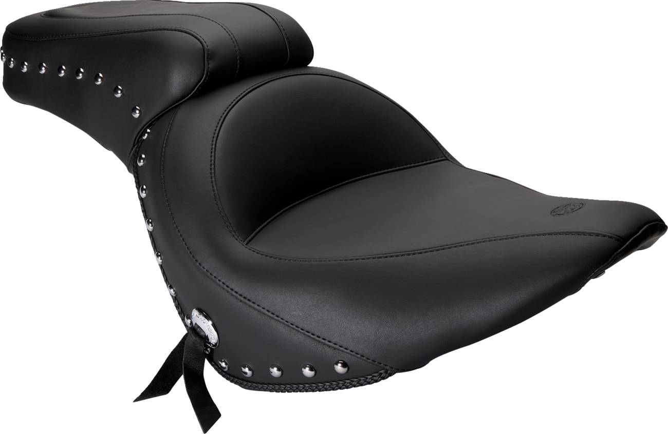 Mustang Vintage Studded Seat for 2006-2017 Harley Softail Fat Boy Springer