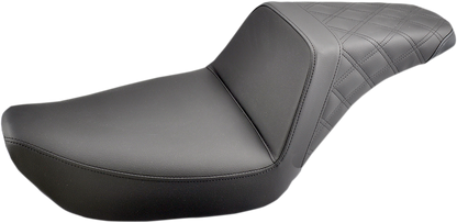 Saddlemen Step Up Rear Lattice Seat fits 1996-2003 Harley Dyna Super Glide FXD