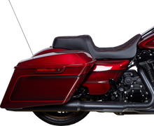 Drag Specialties Predator Red Diamond Seat fits 2008-2025 Harley Touring FLHX