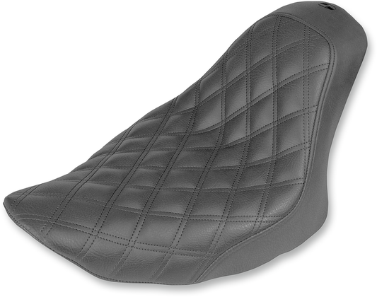 Saddlemen Renegade Lattice Stitch Solo Seat for 2006-2017 Harley Softail Fat Boy