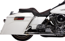 Drag Specialties Freedom Double Diamond Red Stitch Seat 1997-07 Harley Touring