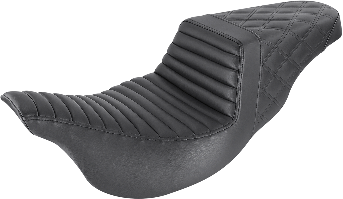 Saddlemen Step Up Tuck-n-Roll Gel Seat for 2008-2024 Harley Touring FLTRU FLTRX