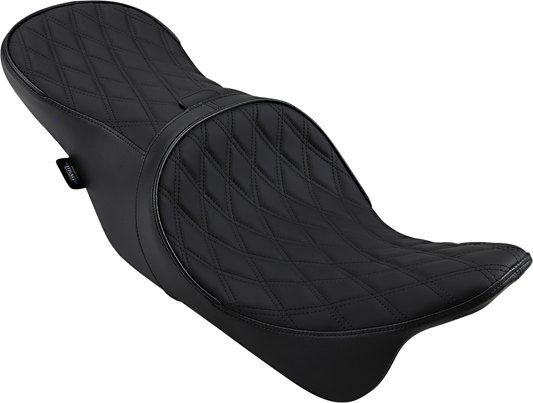Drag Specialties Low Forward Position Diamond Seat fits 2008-2024 Harley Touring