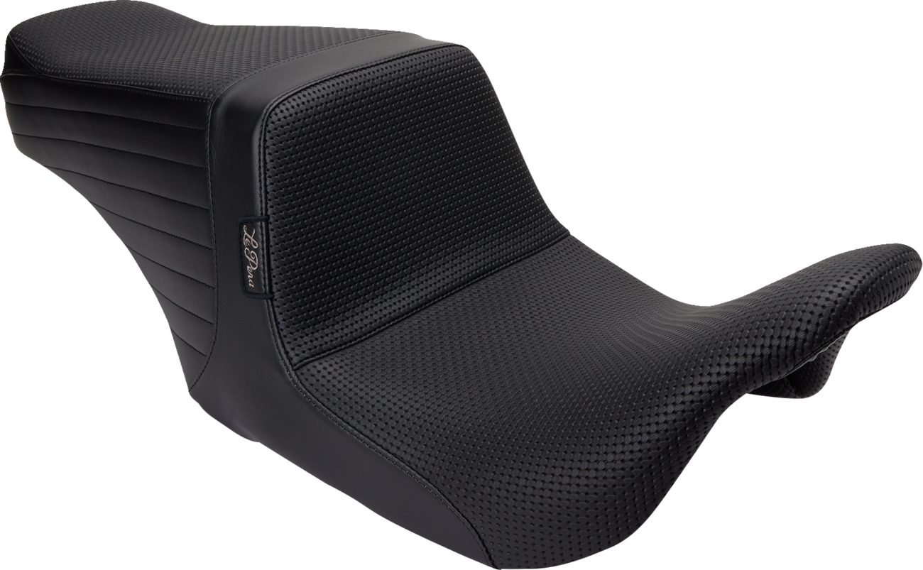 Le Pera Tailwhip Up Front Basketweave Seat fits 2008-24 Harley Touring LKU-587BW