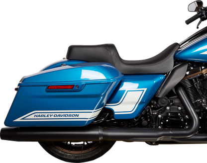 Drag Specialties Predator Solar Leather Seat fits 2008-2024 Harley Touring FLHX