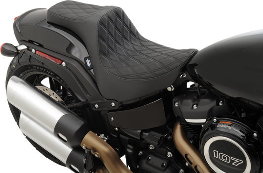 Drag Specialties Predator III Seat fits 2018-23 Harley Davidson Softail Fat Bob