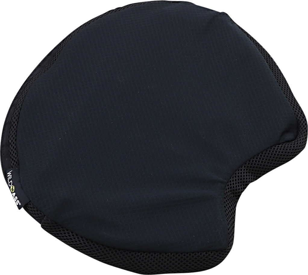 Wild Ass Black Saddle Air Lite Universal Motorcycle Driver Seat Cushion