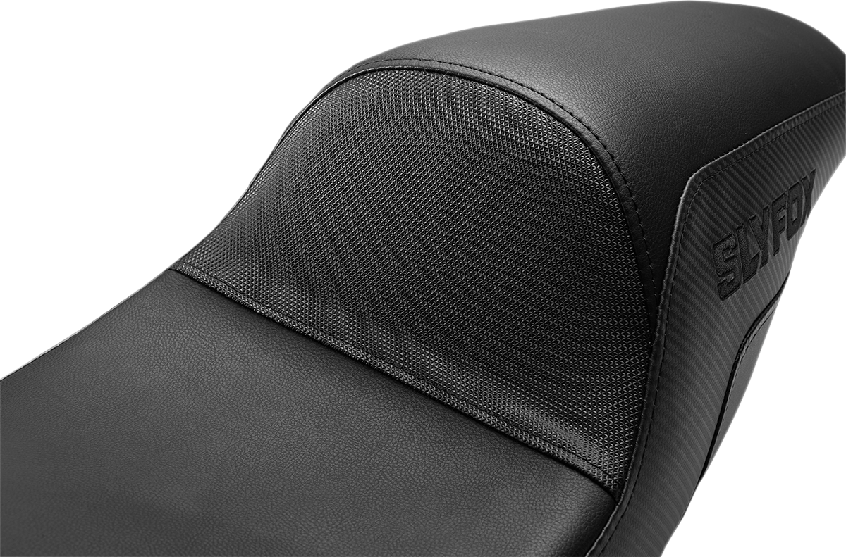 Slyfox Step Up Pro Series Carbon Fiber Seat for 2008-2024 Harley Touring SF80807