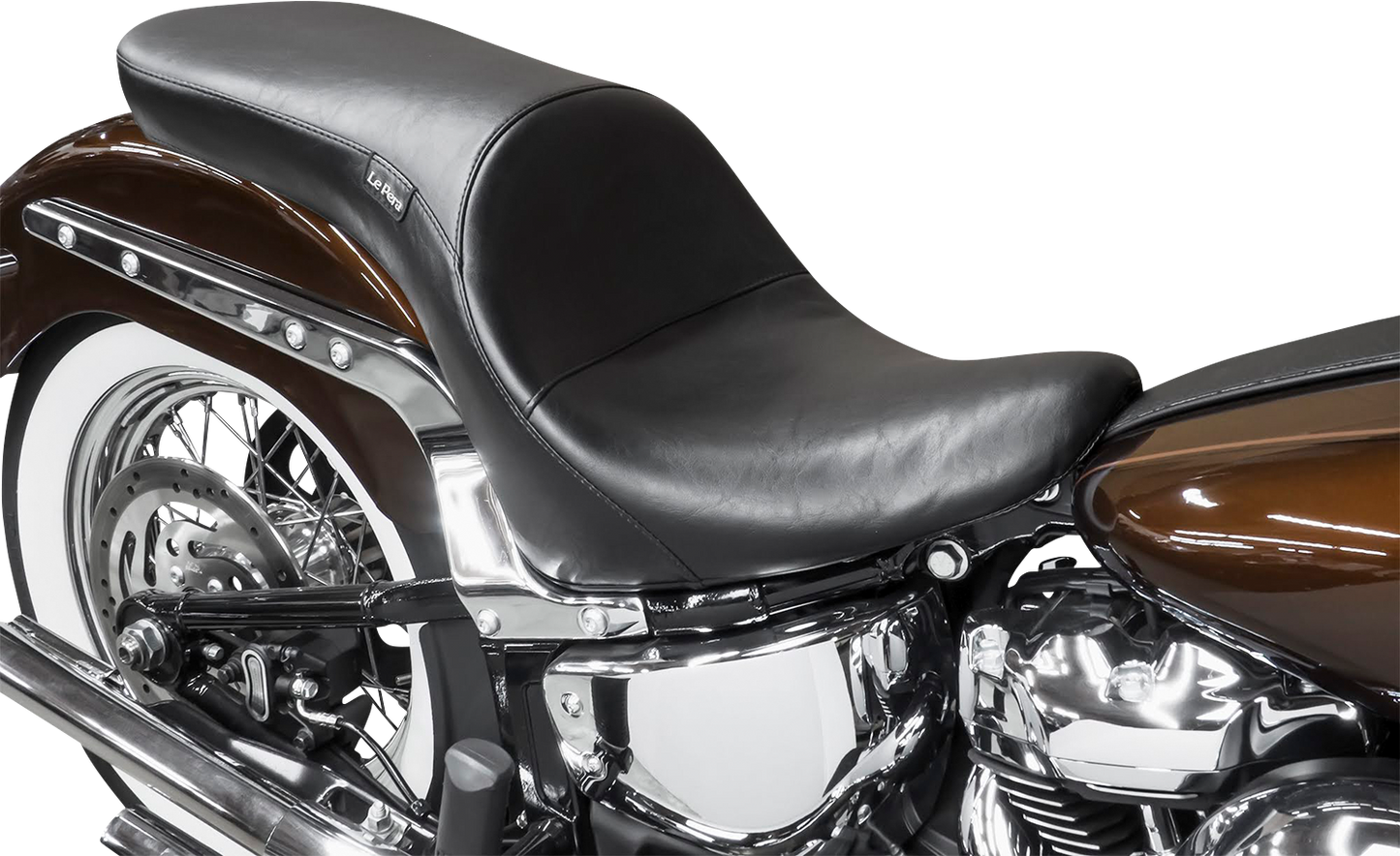 Le Pera Maverick Smooth Seat 2018-2025 Harley Softail Low Rider Sport Glide