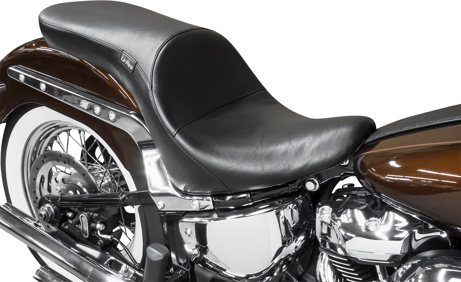 Le Pera Maverick Smooth Seat 2018-2025 Harley Softail Low Rider Sport Glide