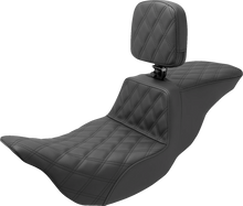 Saddlemen Step Up Lattice Stitch Gel Seat & Backrest for 2008-25 Harley Touring