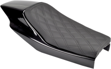 Saddlemen Black Eliminator Carbon Fiber Solo Seat for Harley Custom Build