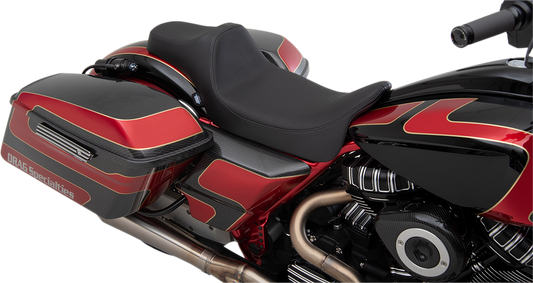 Drag Specialties Predator III Extended Reach Seat fits 2008-2024 Harley Touring