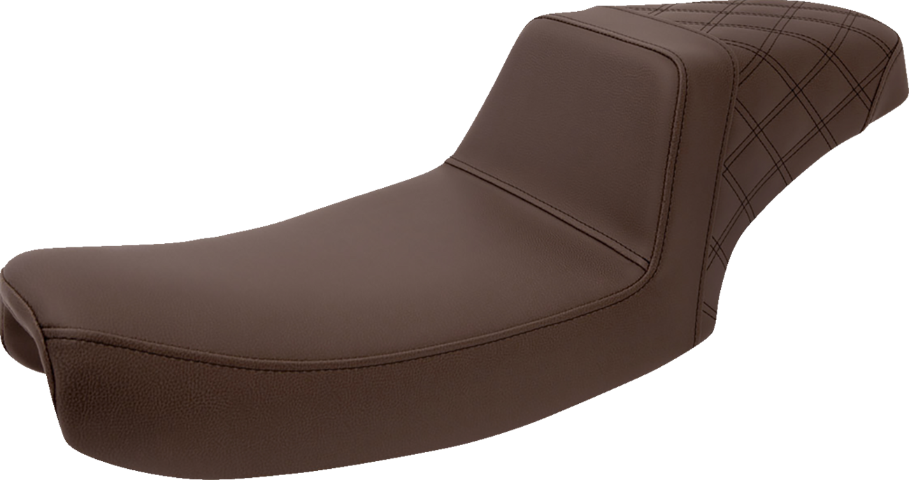 Saddlemen Brown Step Up Gelcore Seat fits 1991-1995 Harley Dyna FXDC FXDB FXDL