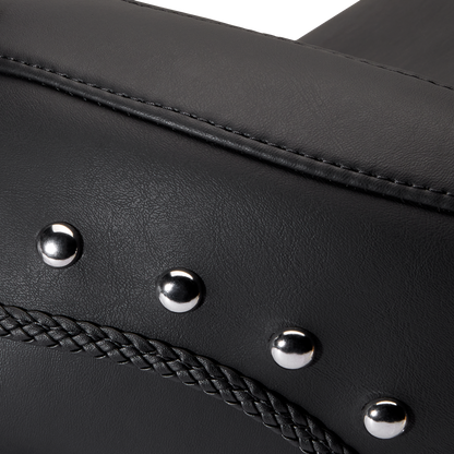 Mustang Vintage Studded Seat for 2006-2017 Harley Softail Fat Boy Springer