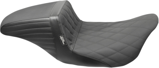 Le Pera Kickflip Daddy Long Legs Diamond Grip Seat fits 2008-2025 Harley Touring