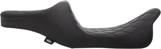 Drag Specialties Predator III Black Diamond Seat Fits 1997-2007 Harley Touring