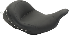 Mustang Lowdown Studded Solo Seat fits 2008-25 Harley Touring Electra Road Glide