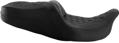 Saddlemen Roadsofa Lattice Stitch Gel Seat for 2008-2024 Harley Touring Models