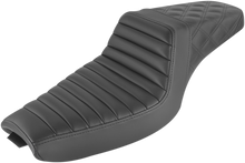 Saddlemen Black Step-Up Tuck-n-Roll Seat for 2004-2020 Harley Sportster Models