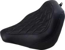 Mustang Wide Tripper Diamond Solo Seat for 2018-2026 Harley Softail FXST FXBB