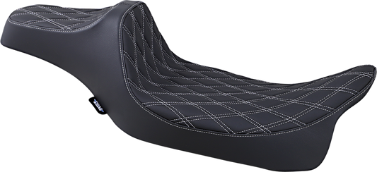 Drag Specialties Predator III Extended Reach Seat fits 2008-2024 Harley Touring