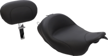Mustang Vintage Wide Solo Seat & Backrest fits 2008-2025 Harley Touring 79600