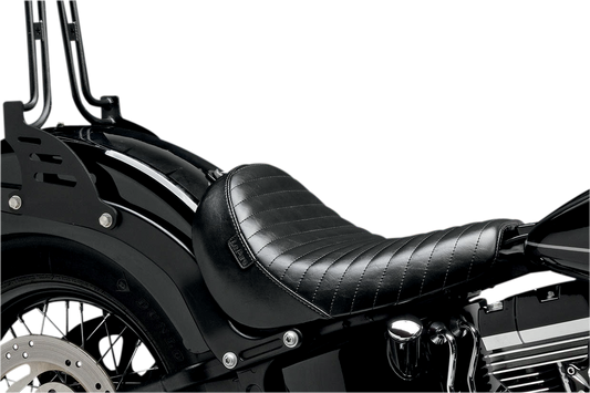 Le Pera Bare Bones Pleated Solo Seat fits 2011-17 Harley Softail Slim Blackline