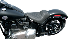 Mustang Tripper Diamond Motorcycle Solo Seat 11-17 Harley Softail FXS FLS FLSS