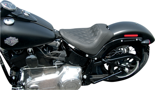 Mustang Tripper Diamond Motorcycle Solo Seat 11-17 Harley Softail FXS FLS FLSS