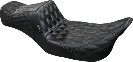Le Pera Tailwhip Diamond Stitch Daddy Long Legs Seat 2008-2024 Harley Touring