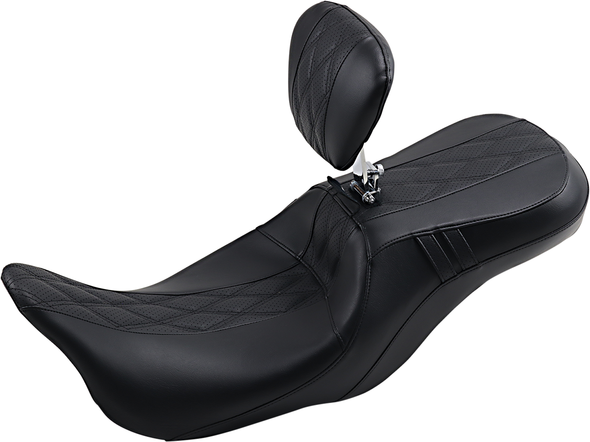 Le Pera Outcast GT Seat & Backrest fits 2008-2024 Harley Touring LK-997BRGT2